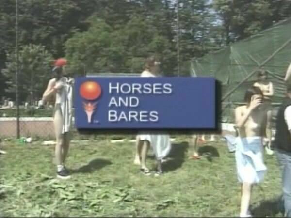 Family nudism video - horses and bares Family nudism video - horses and bares