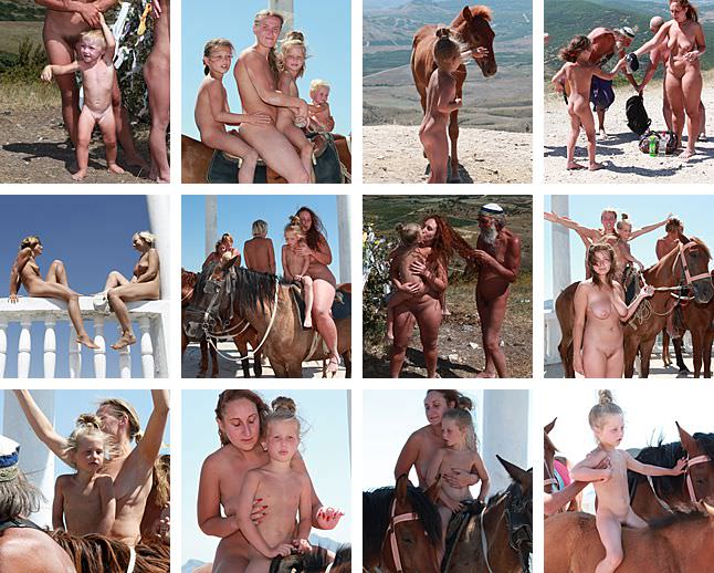 Purenudism - nudism, horse walk Purenudism - nudism, horse walk