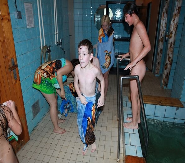 Photo of nudists in a sauna - Pure Nudism photo Photo of nudists in a sauna - Pure Nudism photo