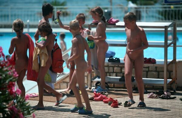 Aquapark - a nudism in early age Aquapark - a nudism in early age