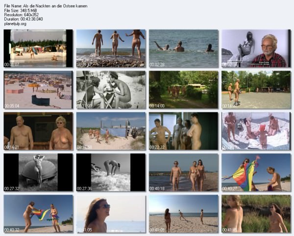 Germany nudism on the beach - video documentary Germany nudism on the beach - video documentary
